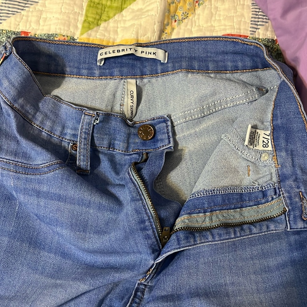High rise jeans curvy